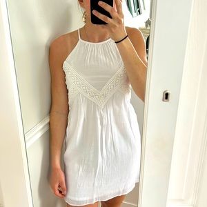 Woman’s white dress